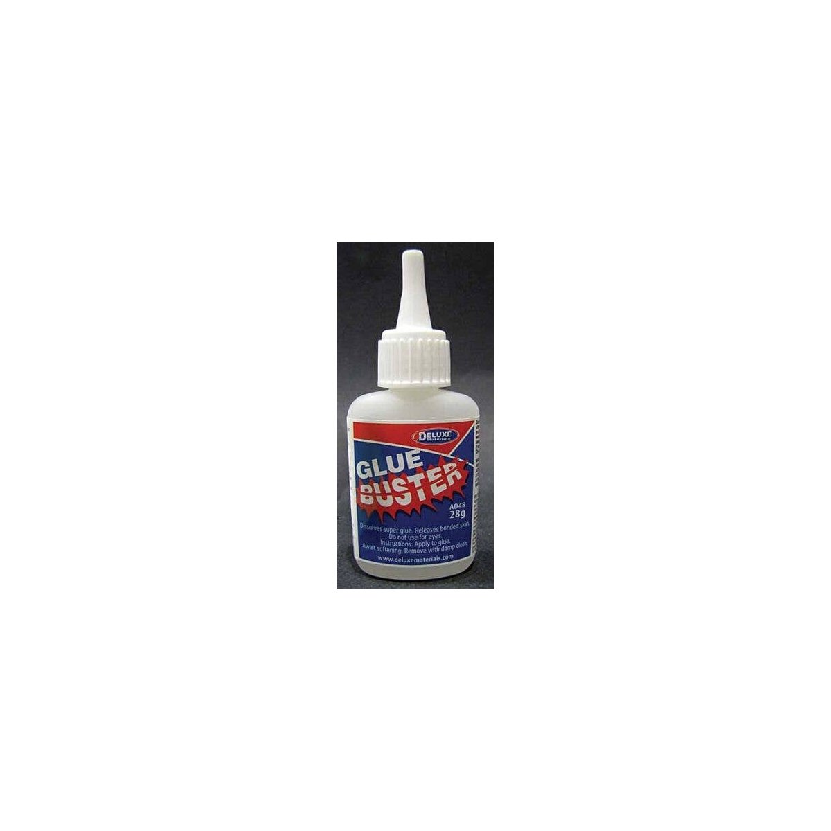 Glue Buster - 1oz 28g -- CA Glue Debonder/Dissolver, All Scales, Deluxe Materials Ltd AD48