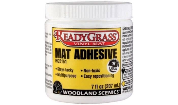 ReadyGrass(TM) Mat Accessories -- Mat Adhesive - 7oz 207mL, All Scales, Woodland Scenics 5161