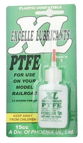 XL PTFE Powder Lube -- 1/2oz 15mL, All Scales, Excelle Lubricants 540