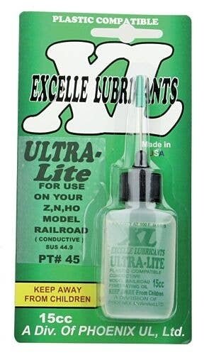 XL Lubricant - 1/2oz 14.8mL -- Ultra-Lite, All Scales, Excelle Lubricants 45