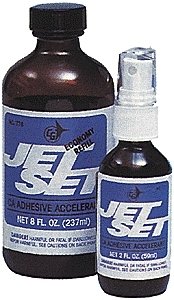 Jet Set(TM) Accelerator Adhesive -- 2oz 59.1mL Pump Sprayer, All Scales, CGM Enterprises 777