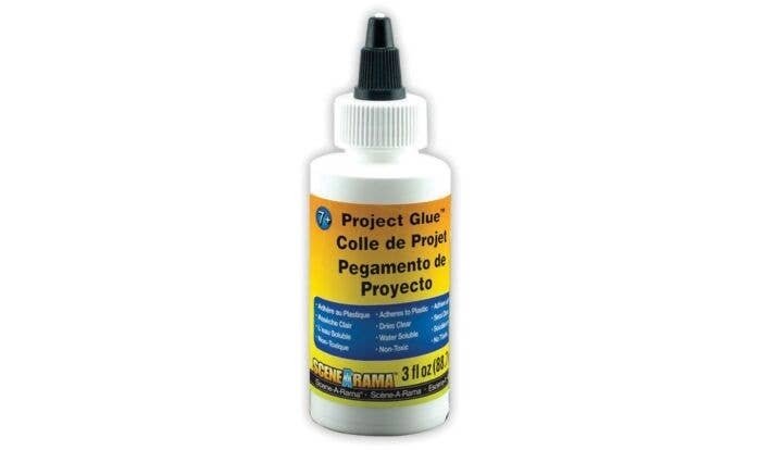 Scene-A-Rama(TM) Adhesives -- Project Glue - Plastic Squeeze Bottle - 3oz 88.7mL, HO, Woodland Scenics 4142