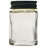 Glass Airbrush Jar and Cover -- 3/4oz 21.3g, Fits Badger Model 150, 155, 175, 200,, All Scales, Badger Air Brush Co 500052