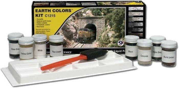 Earth Color Kit pkg(8), All Scales, Woodland Scenics 1215