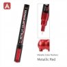 Super Metallic Color Paint Marker -- Metallic Red, All Scales, DSPIAE MKA01