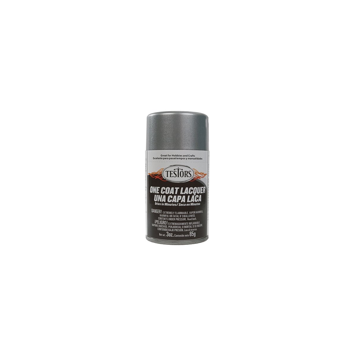 One-Coat Metallic Lacquer Spray Paint - 3oz 88.7mL -- Diamond Dust, All Scales, Testor Corp 1830