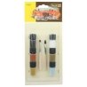 Patina Pigment Set pkg(6) -- Includes 6 10g Bottles Black, White, Rust, Moss, Sand & Verdig, All Scales, Faller Gmbh 170695