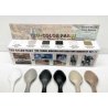 Modern Distribution Industry Paint Set -- 6 Flat Colors for Brush Painting, All Scales, Tru-Color Paint 10900