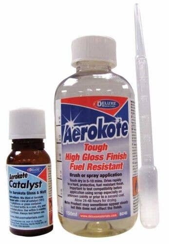 Aerokote Gloss -- 5.1oz 150ml, All Scales, Deluxe Materials Ltd BD45