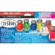 Enamel Paint Sets -- 6 Flourescent Colors, 1 Thinner, 1 Paint Brush, 1 Tray, All Scales, Testor Corp 9132
