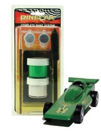 PineCar(R) Complete Paint System -- Gear Rippin′ Green, All Scales, Woodland Scenics 3958