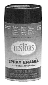 All-Purpose Enamel Spray Paint - 3oz 88.7mL Can -- Red, All Scales, Testor Corp 1203