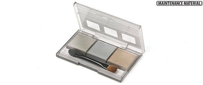 Weathering Master Set -- Set F (Titan, Light Gun Metal, Copper), All Scales, Tamiya Paints 87123