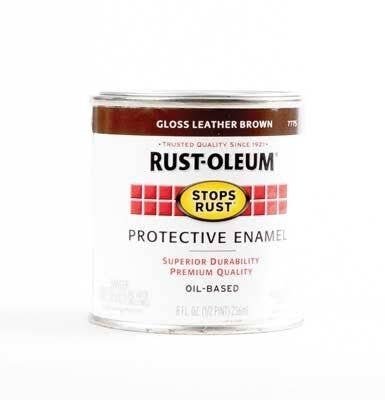 Stops Rust(R) - Spray Paint & Rust Prevention - 8oz 237mL - Can -- Leather Brown, All Scales, Testor Corp 7775730