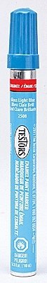 Enamel Paint Markers - 1/3oz 9.9mL -- Light Blue (Gloss), All Scales, Testor Corp 2508