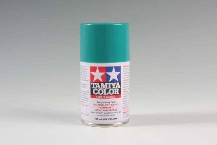 Spray Lacquer for Plastics 3.4oz 100ml Can -- TS-102 Cobalt Green, All Scales, Tamiya Paints 85102