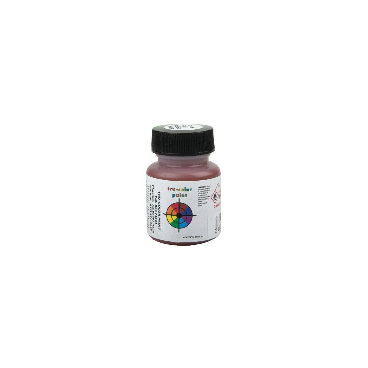 Flat Brushable Color Acrylic Paints - 1oz 29.6mL -- Rusted Umber, All Scales, Tru-Color Paint 868