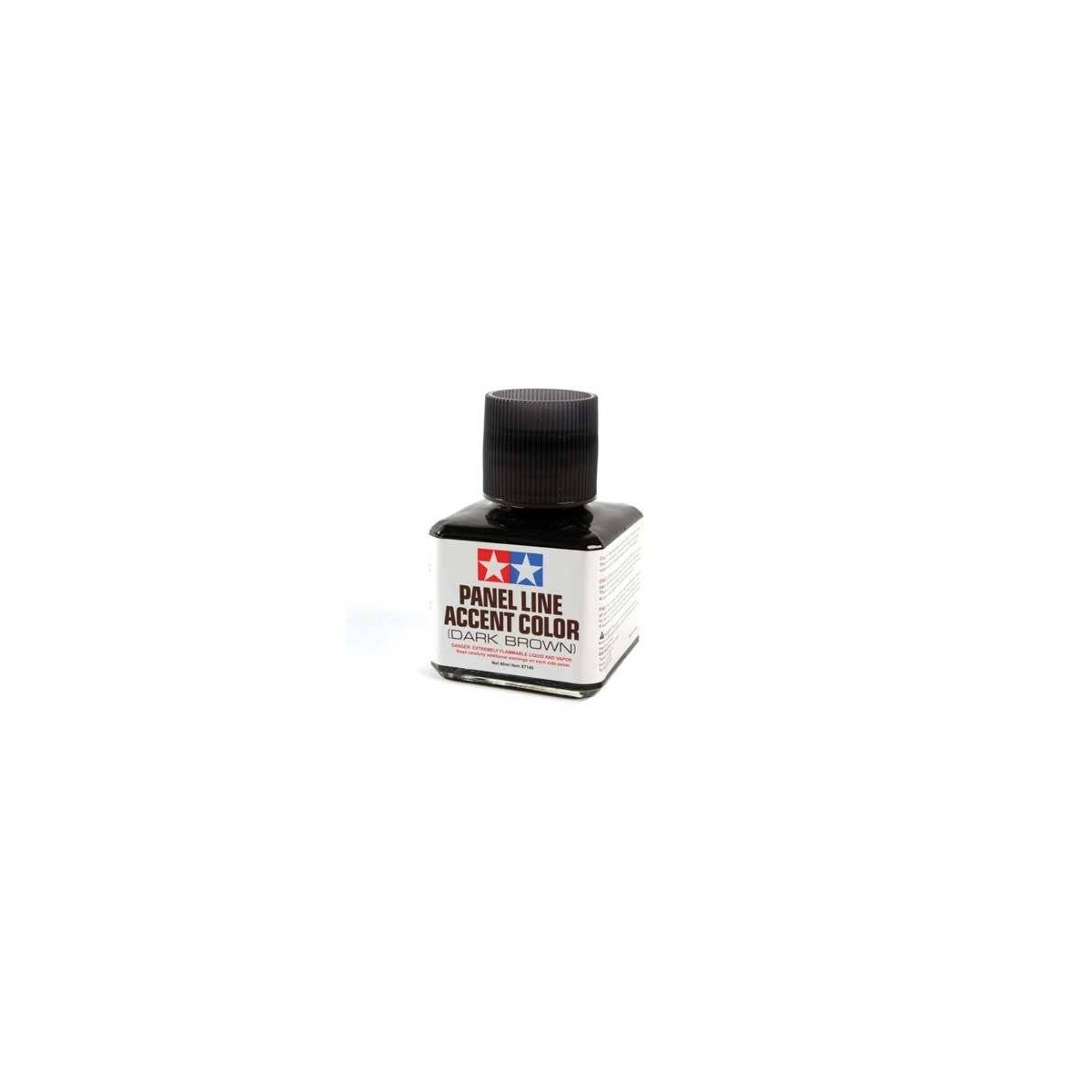 Panel Line Accent Color Wash 1.35oz 40ml -- Dark Brown, All Scales, Tamiya Paints 87140
