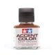 Accent Color Wash 1.35oz 40ml -- Deep Dark Red-Brown, All Scales, Tamiya Paints 87210