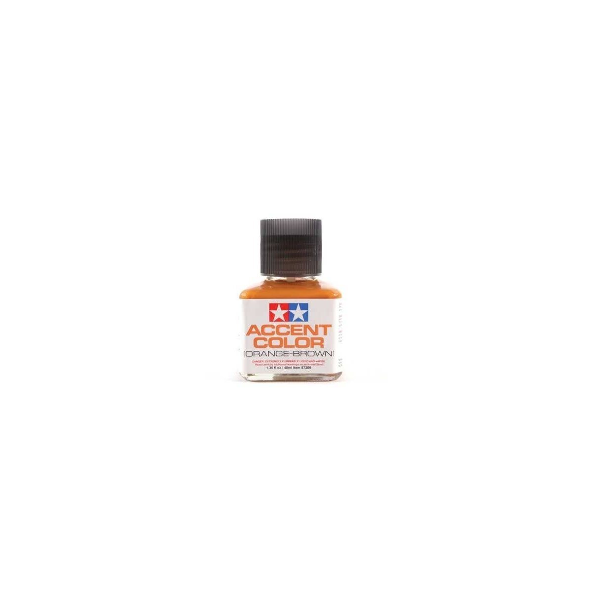 Accent Color Wash - 1.35oz 40mL -- Orange-Brown, All Scales, Tamiya Paints 87209
