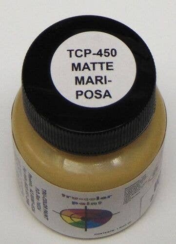 Sprayable Matte Paints - 1oz 29.6mL -- Exterior Wall - Mariposa, All Scales, Tru-Color Paint 450