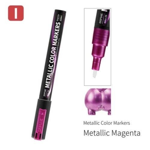 Super Metallic Color Paint Marker -- Metallic Magenta, All Scales, DSPIAE MKA09