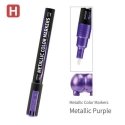 Super Metallic Color Paint Marker -- Metallic Purple, All Scales, DSPIAE MKA08
