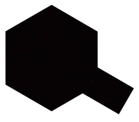 Lacquer Paint 1/3oz 10ml -- LP-5 Semi Gloss Black, All Scales, Tamiya Paints 82105