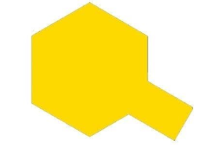 Acrylic Paint - 1/3oz 10mL -- X-8 Lemon Yellow, All Scales, Tamiya Paints 81508