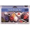 Enamel Paint Sets -- 6 Hobby & Home Colors, 1 Thinner, 1 Paint Brush, 1 Tray, All Scales, Testor Corp 9115