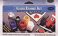 Enamel Paint Sets -- 6 Hobby & Home Colors, 1 Thinner, 1 Paint Brush, 1 Tray, All Scales, Testor Corp 9115