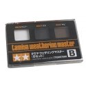 Master Weathering Sets -- B: Snow, Soot, Rust, All Scales, Tamiya Paints 87080