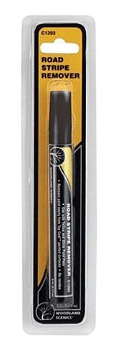 Road Striping Pen -- Remover, All Scales, Woodland Scenics 1293