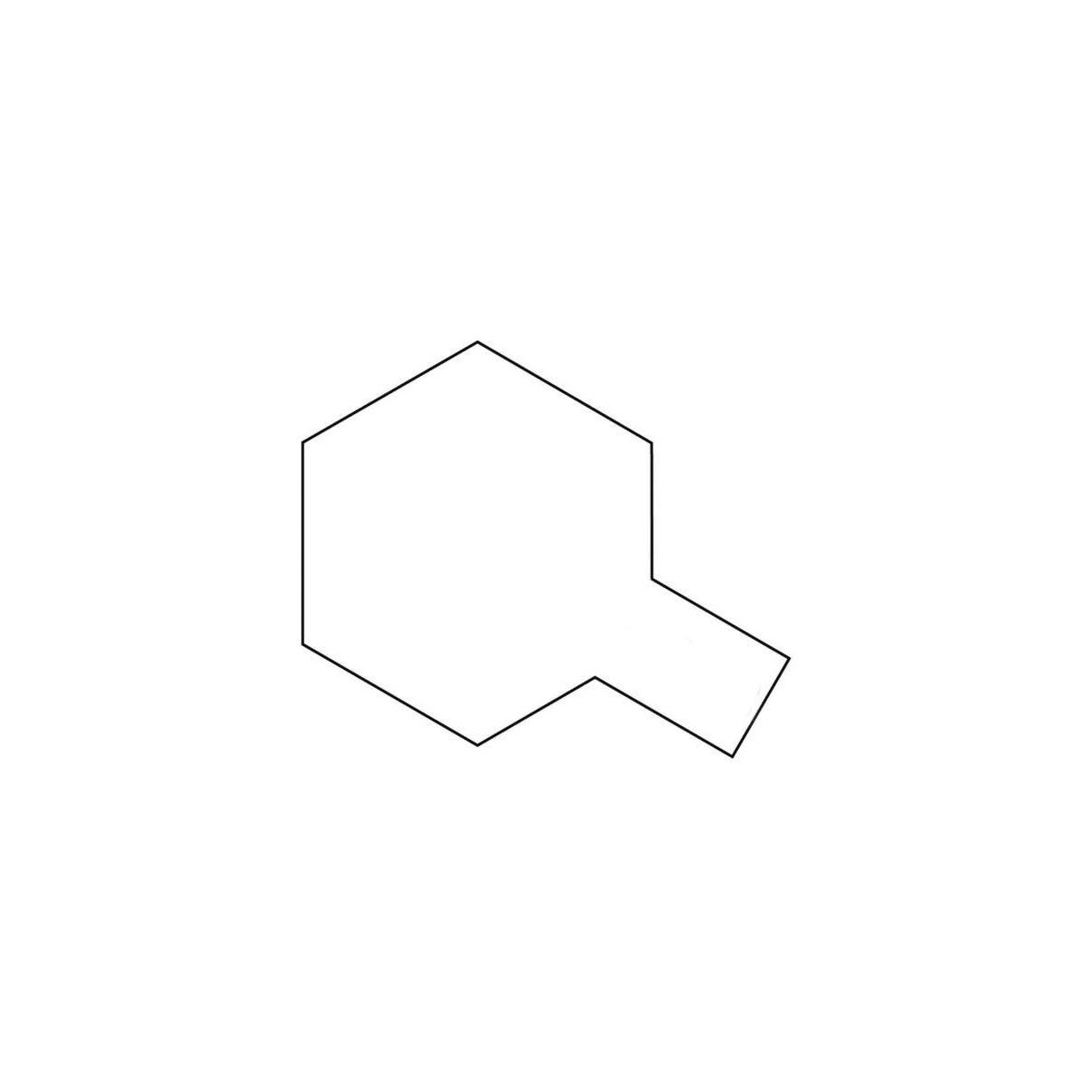 Lacquer Paint 1/3oz 10ml -- LP-23 Flat Clear, All Scales, Tamiya Paints 82123