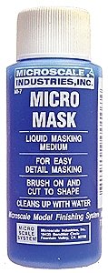 Micro Mask Liquid Masking Tape -- 1oz 29.6ml, All Scales, Microscale Industries Inc 110