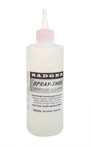 Spray-Thru Airbrush Cleaner -- 16oz 470mL, All Scales, Badger Air Brush Co STC016