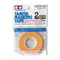 Masking Tape -- 5/64` x 59` 2mm x 18m, All Scales, Tamiya Paints 87207