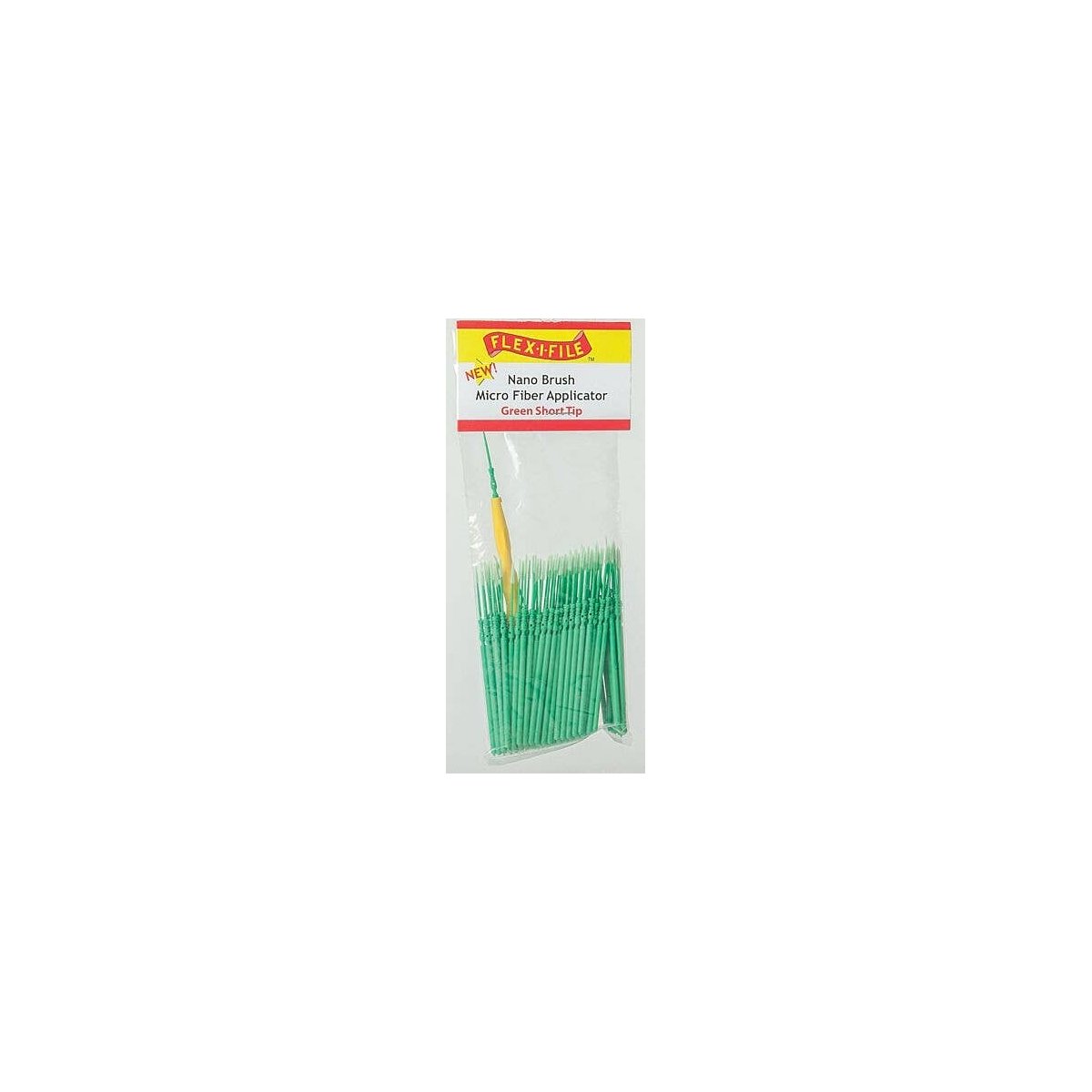 Nano Brush Bulk Pack -- Short Tip (green) pkg(100), All Scales, Profile Accessories Inc. N934001B