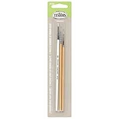 Premium Paint Brush Set - Carded -- 1 Each Round: No. 0, No. 2, No. 3, All Scales, Testor Corp 281206