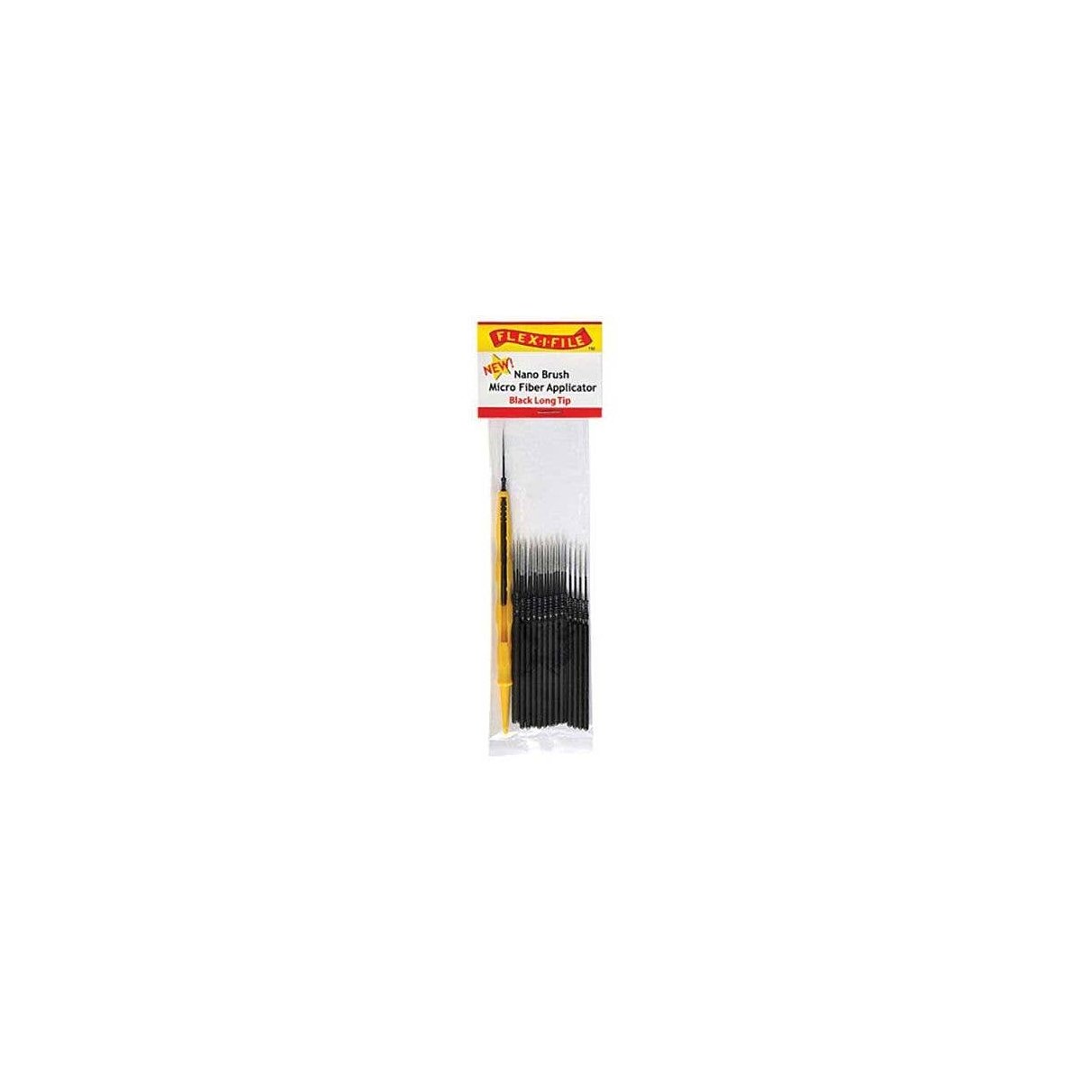Nano Brush -- Long Tip & 1 Applicator Handle/Holder (black) pkg(24), All Scales, Profile Accessories Inc. N934002