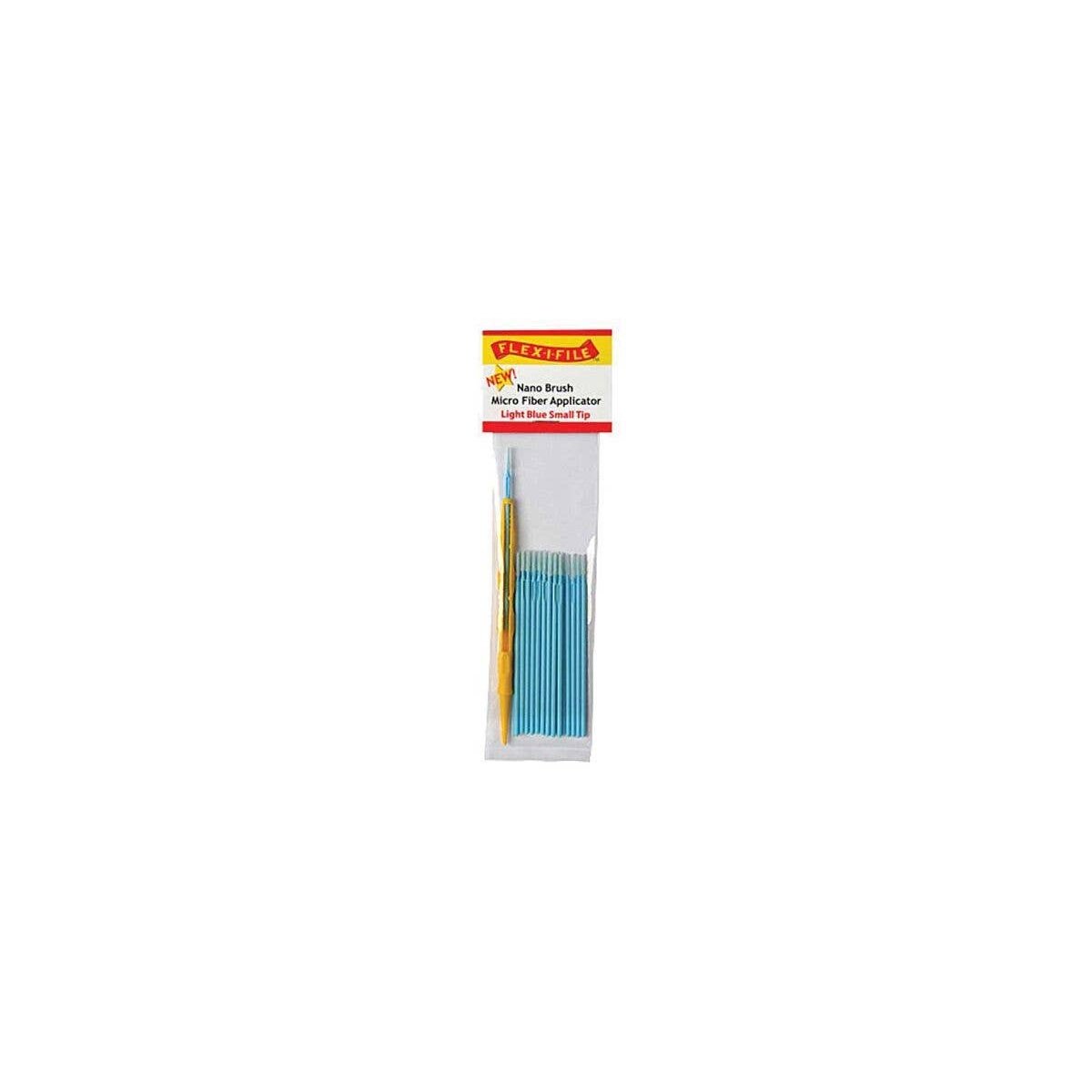 Nano Brush -- Small Tip & 1 Applicator Handle/Holder (light blue) pkg(24), All Scales, Profile Accessories Inc. N935003