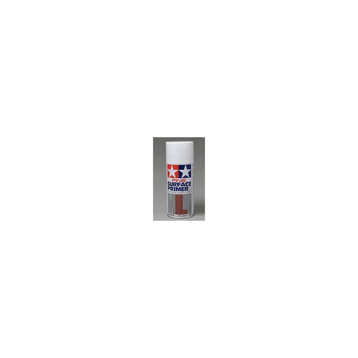 Surface Primer Spray White -- 6-1/12oz 180mL, All Scales, Tamiya Paints 87044