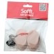 Panpastel Sofft Art Sponges -- Angle Slice - Round pkg(2), All Scales, Pan Pastel 61030