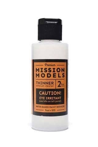 Thinner - Reducer - Airbrush Cleaner -- 2oz 59.2mL, All Scales, Mission Models A2