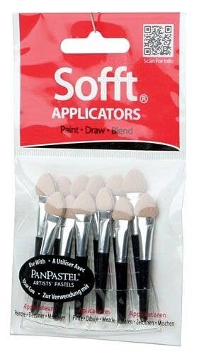 Panpastel Sofft Mini Applicators -- pkg(12), All Scales, Pan Pastel 63052
