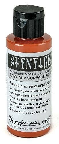 Modelflex Paint - Primer - 2oz 59.1mL -- Red-Brown, All Scales, Badger Air Brush Co 204