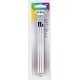 Economy Brush Set pkg(3) -- 2 Flat and 1 Pointed, All Scales, Testor Corp 281201