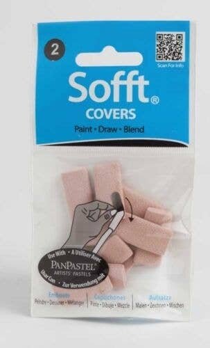 Panpastel Sofft Covers -- No.2 Flat pkg(10), All Scales, Pan Pastel 62002