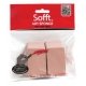 Panpastel Sofft Art Sponges -- Sofft Angle Slice - Flat pkg(2), All Scales, Pan Pastel 61031