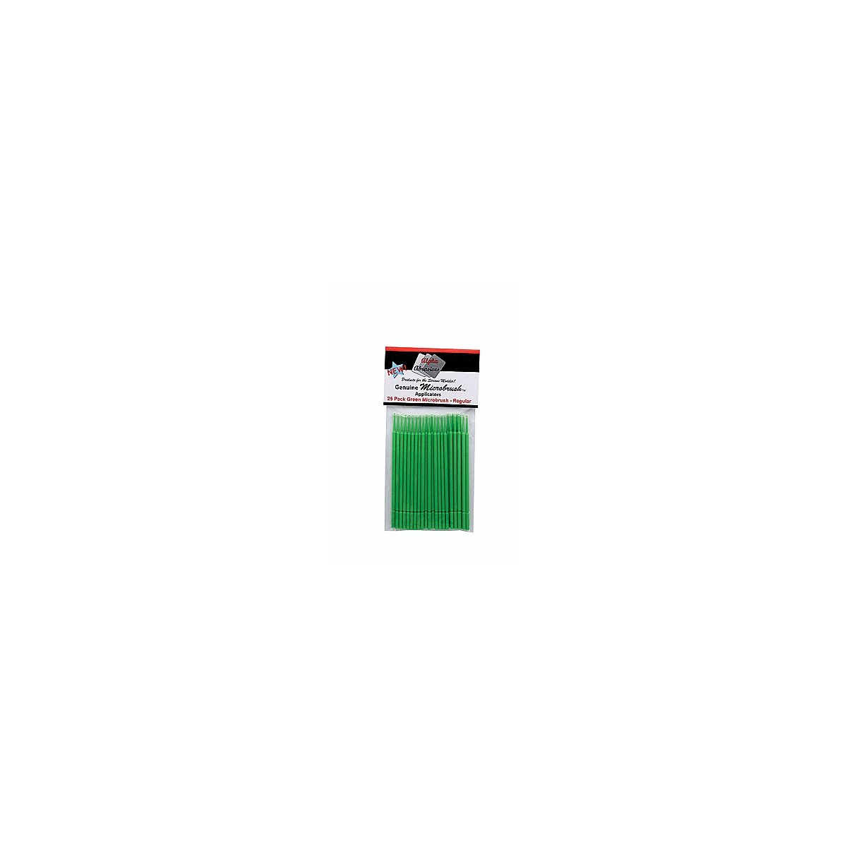 Regular Applicator Brush - Microbrush(R) -- Green pkg(25), All Scales, Profile Accessories Inc. 1302